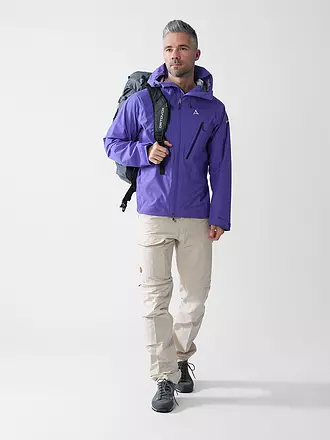 SCHÖFFEL | Giacca da trekking da uomo Style Blaueis 3L con cappuccio | lila